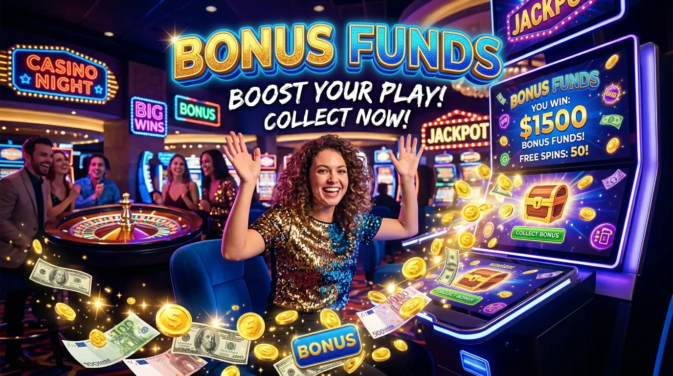 Gxmble bonus funds